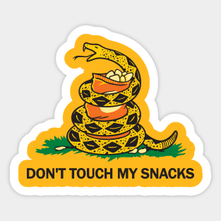 Don't Touch My Snacks Sticker